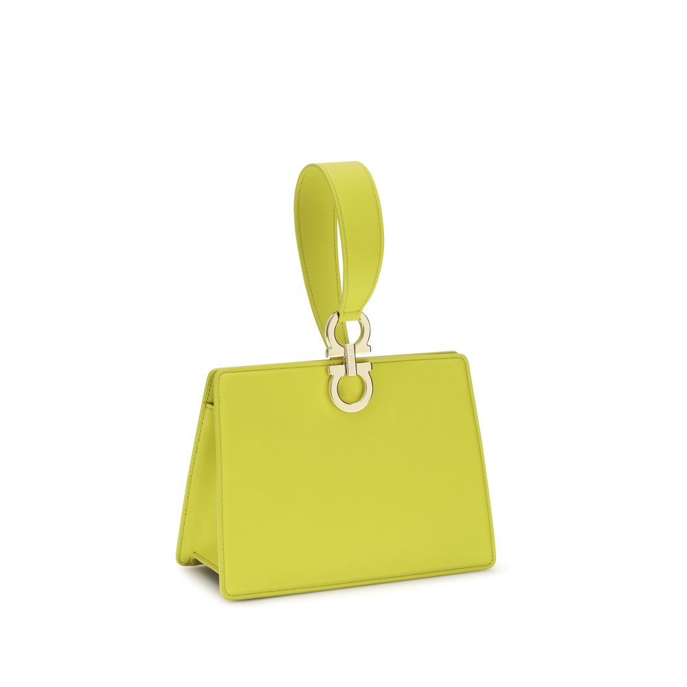 Ferragamo Bicolor Calf Leather Bos Taurus Clutch Bag | Regal Royce