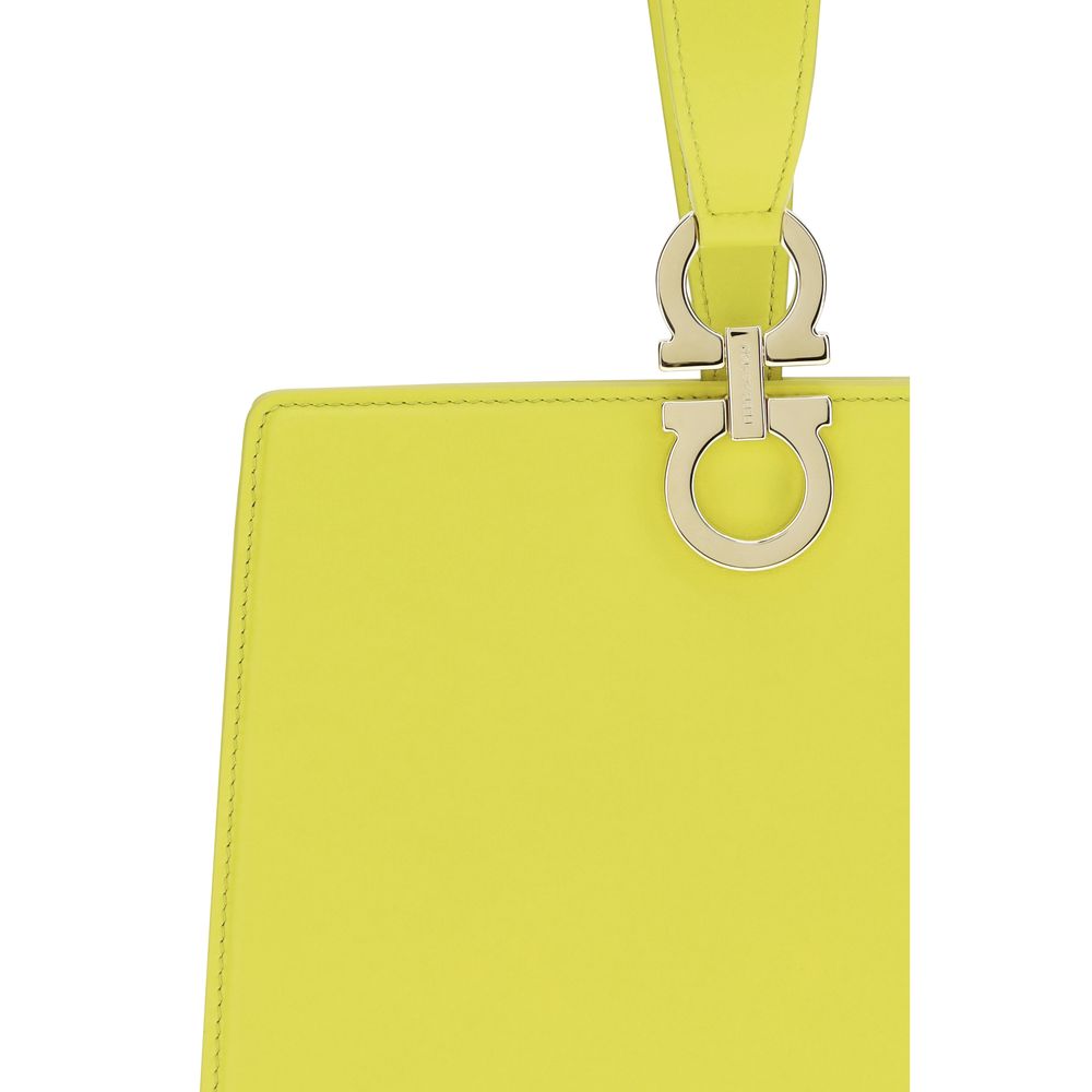 Ferragamo Bicolor Calf Leather Bos Taurus Clutch Bag | Regal Royce