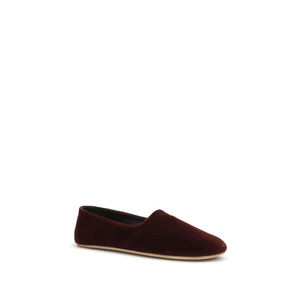 The Row Bordeaux Cotton Slip-On Loafers | Regal Royce