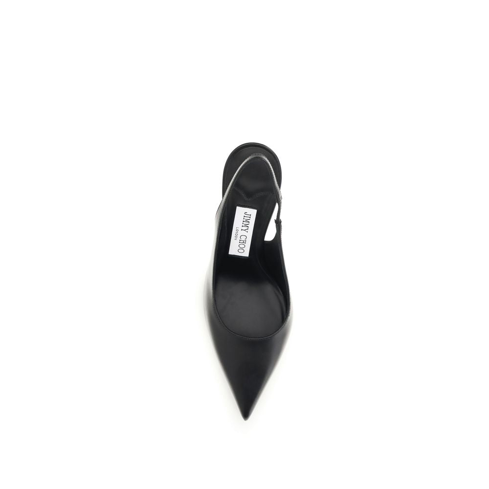 Jimmy Choo Black Calf Leather Bos Taurus Platform Pumps | Regal Royce