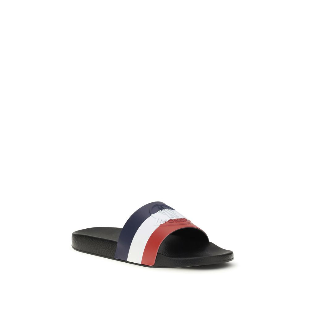 Moncler Multicolor Rubber Sandals | Regal Royce