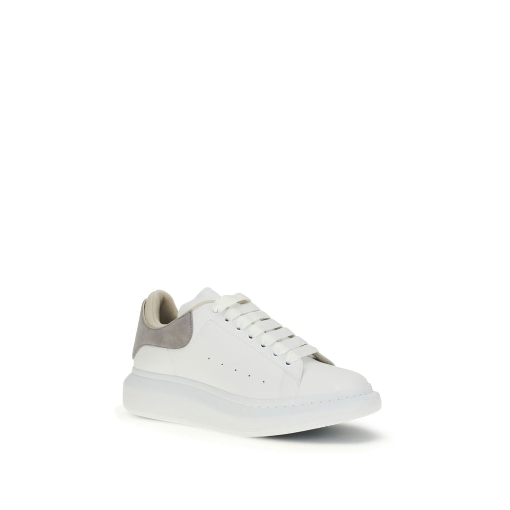 Alexander McQueen White Calf Leather Bos Taurus Chunky Sneakers | Regal Royce