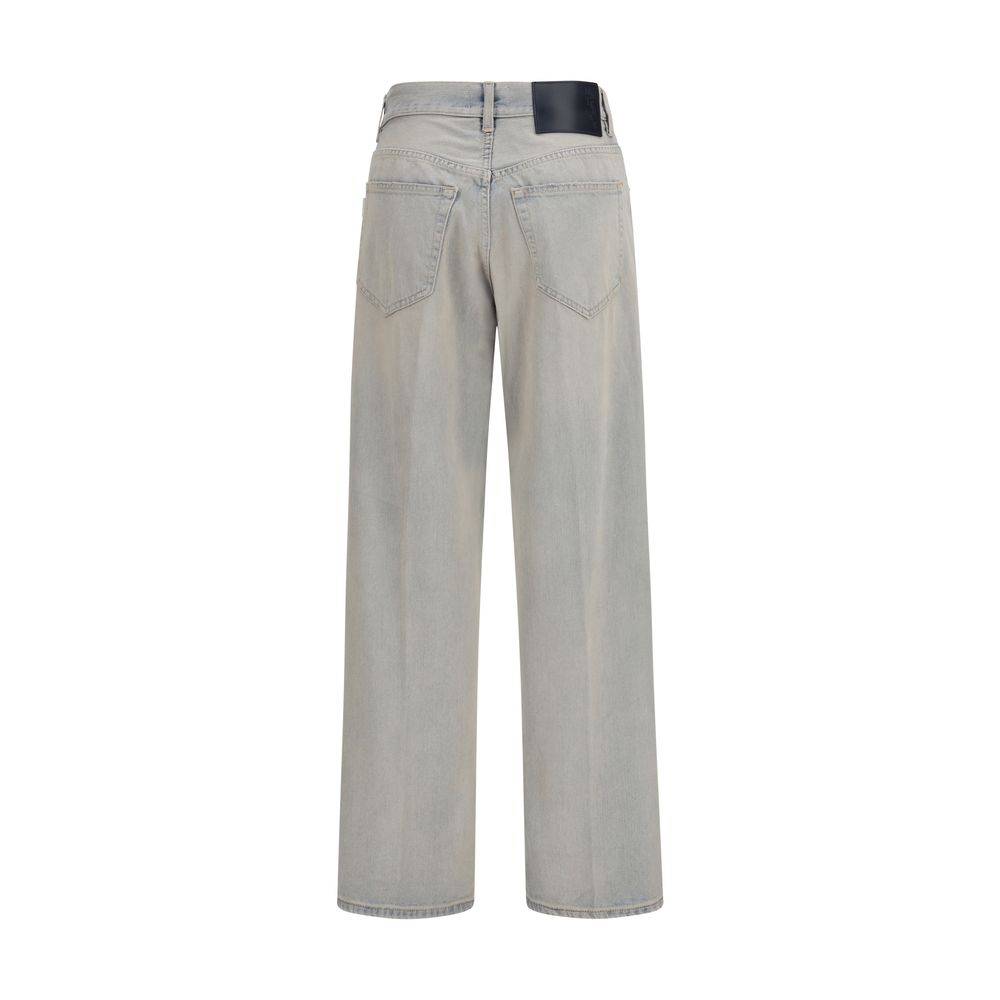 Haikure Blue Cotton Relaxed Fit Jeans | Regal Royce