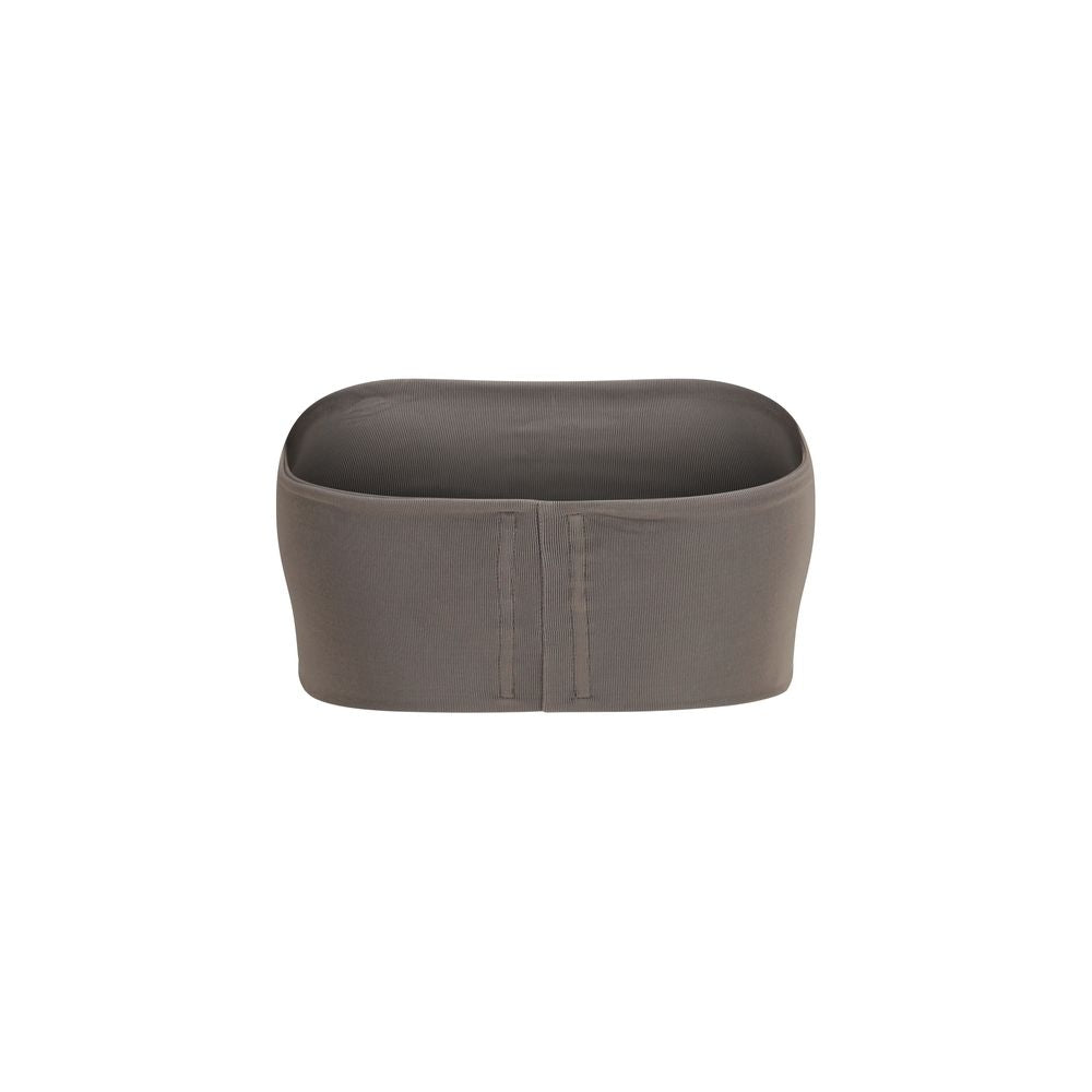 Rick Owens Gray Viscose Sleeveles T-Shirt | Regal Royce