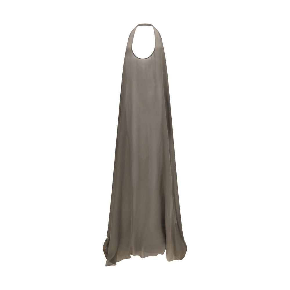 Rick Owens Gray Silk Casual Dress | Regal Royce