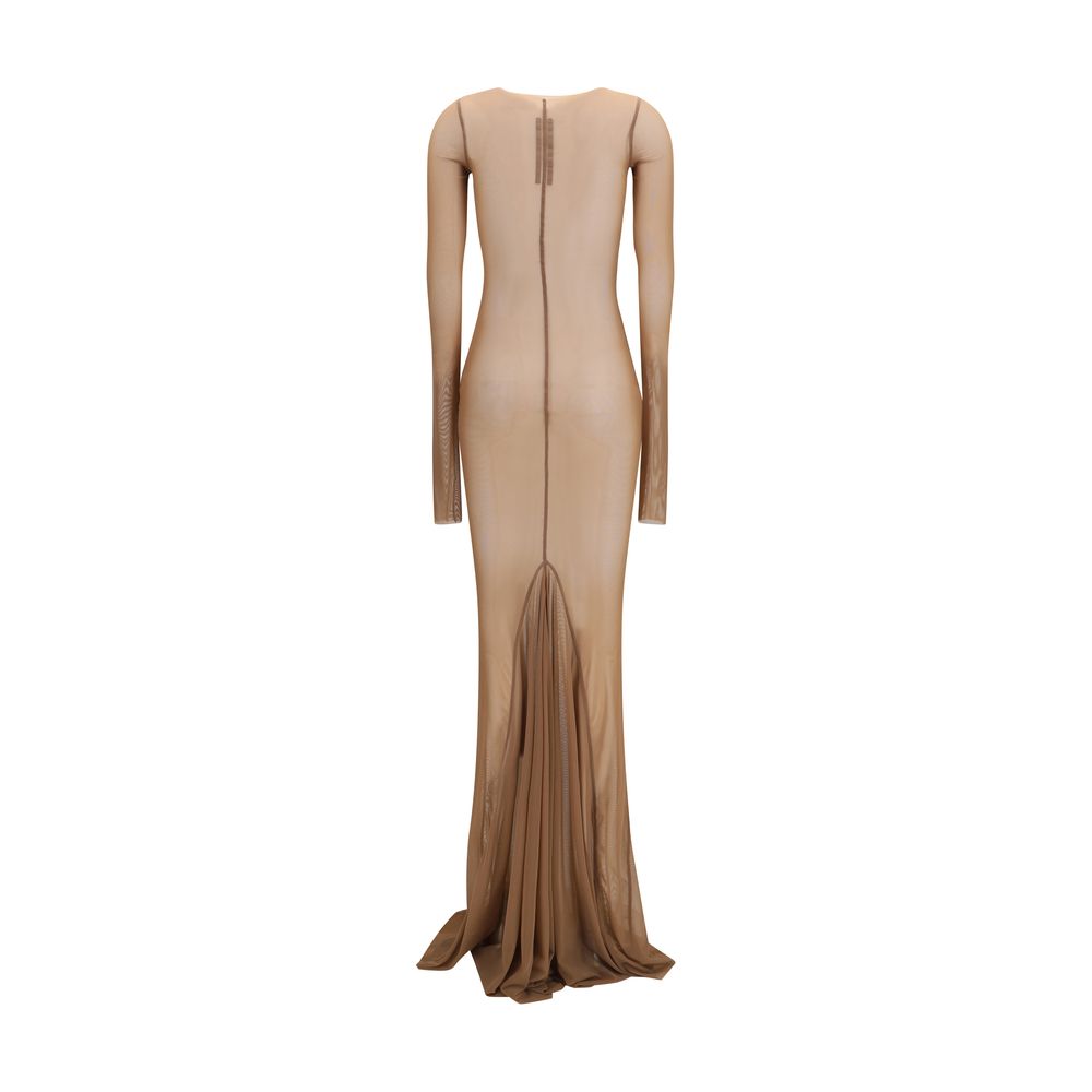 Rick Owens Brown Polyamide Casual Dress | Regal Royce