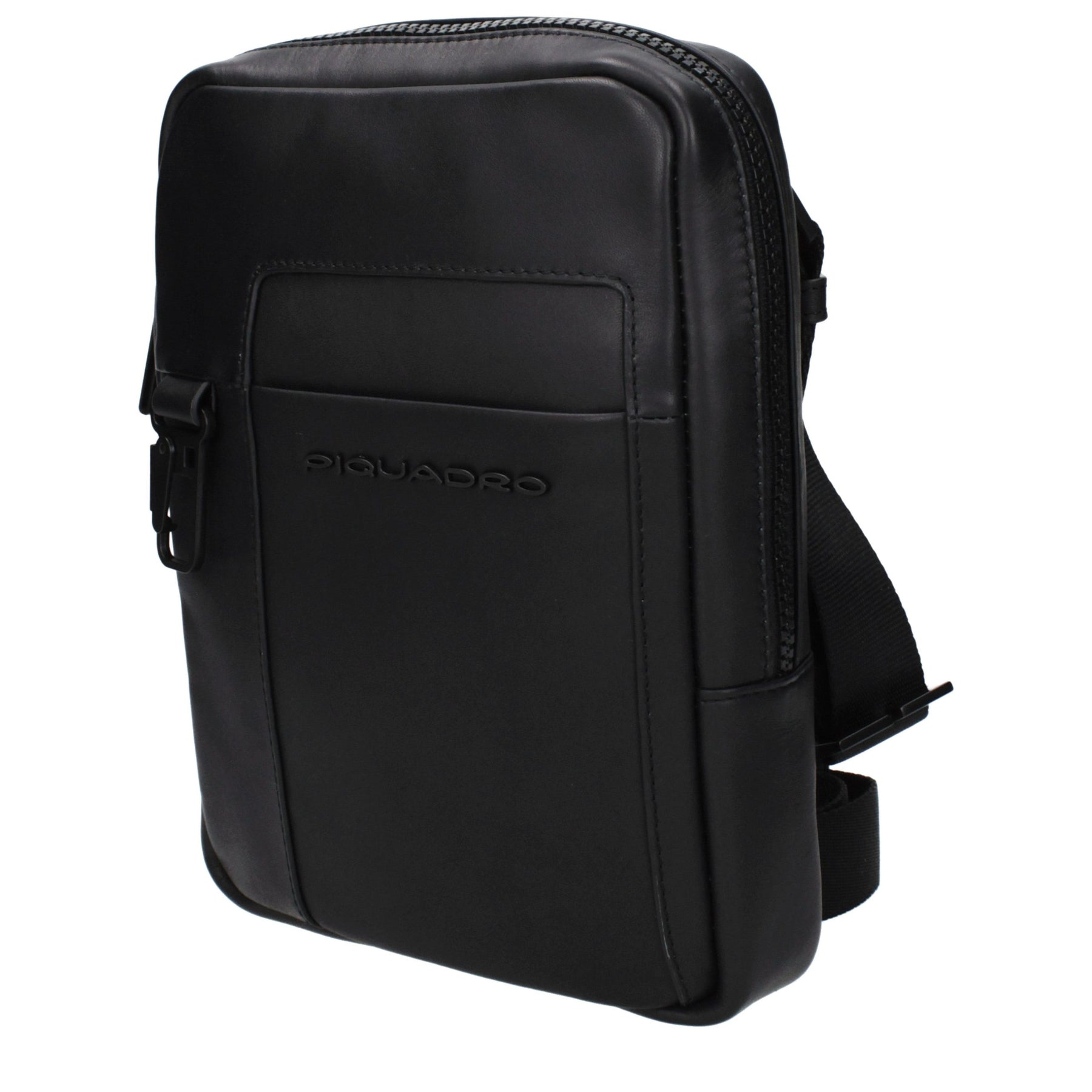 Piquadro Black Leather Crossbody Bag | Regal Royce