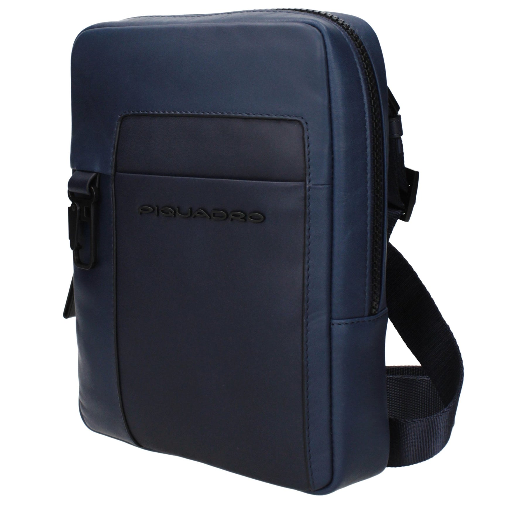 Piquadro Blue Leather Crossbody Bag | Regal Royce
