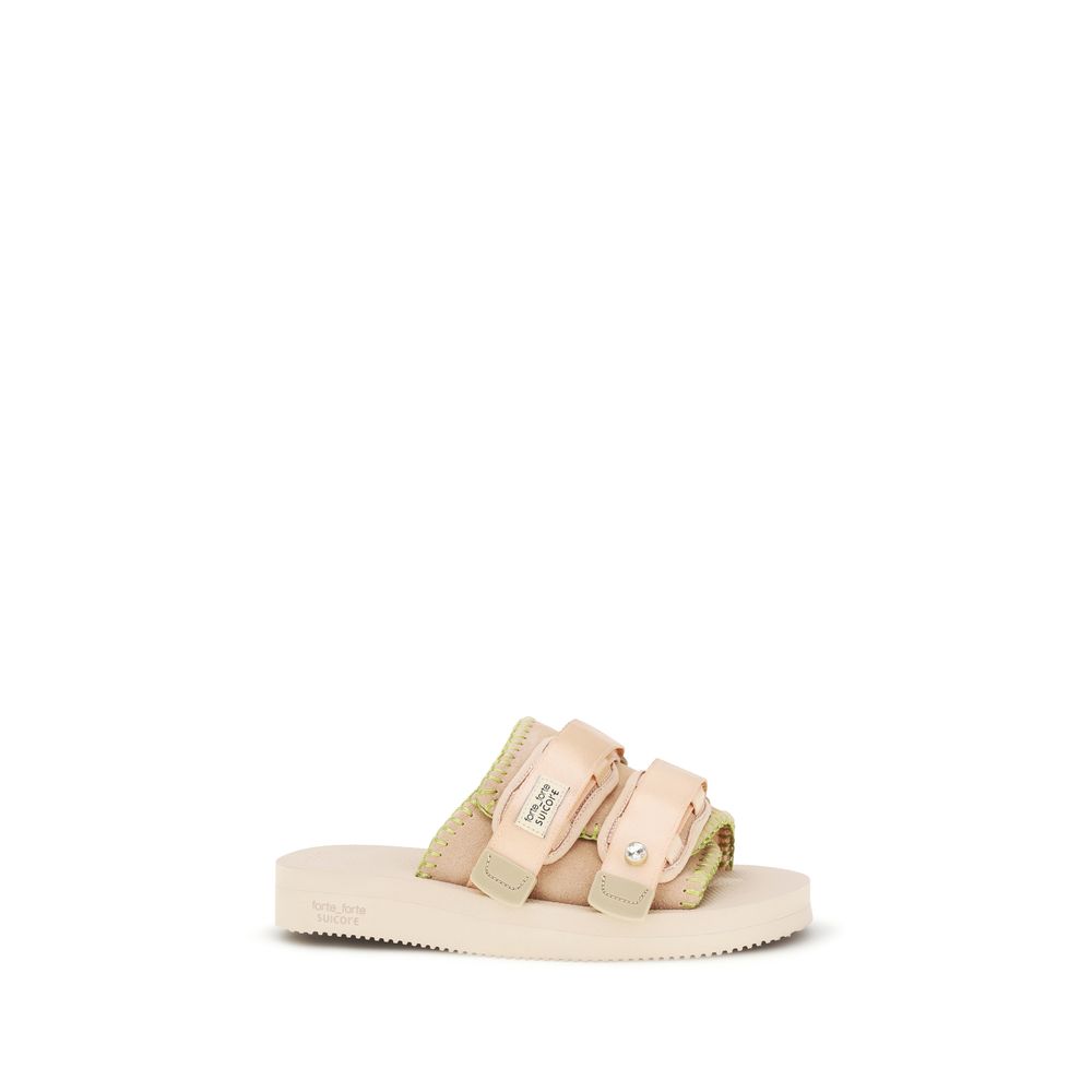 Forte_Forte Multicolor Polyester Strap-On Sandals | Regal Royce