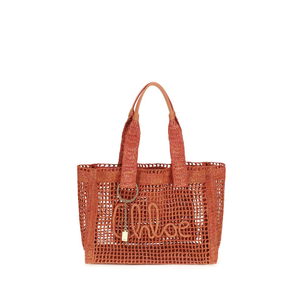Chloé Multicolor Raffia Shoulder Bag | Regal Royce