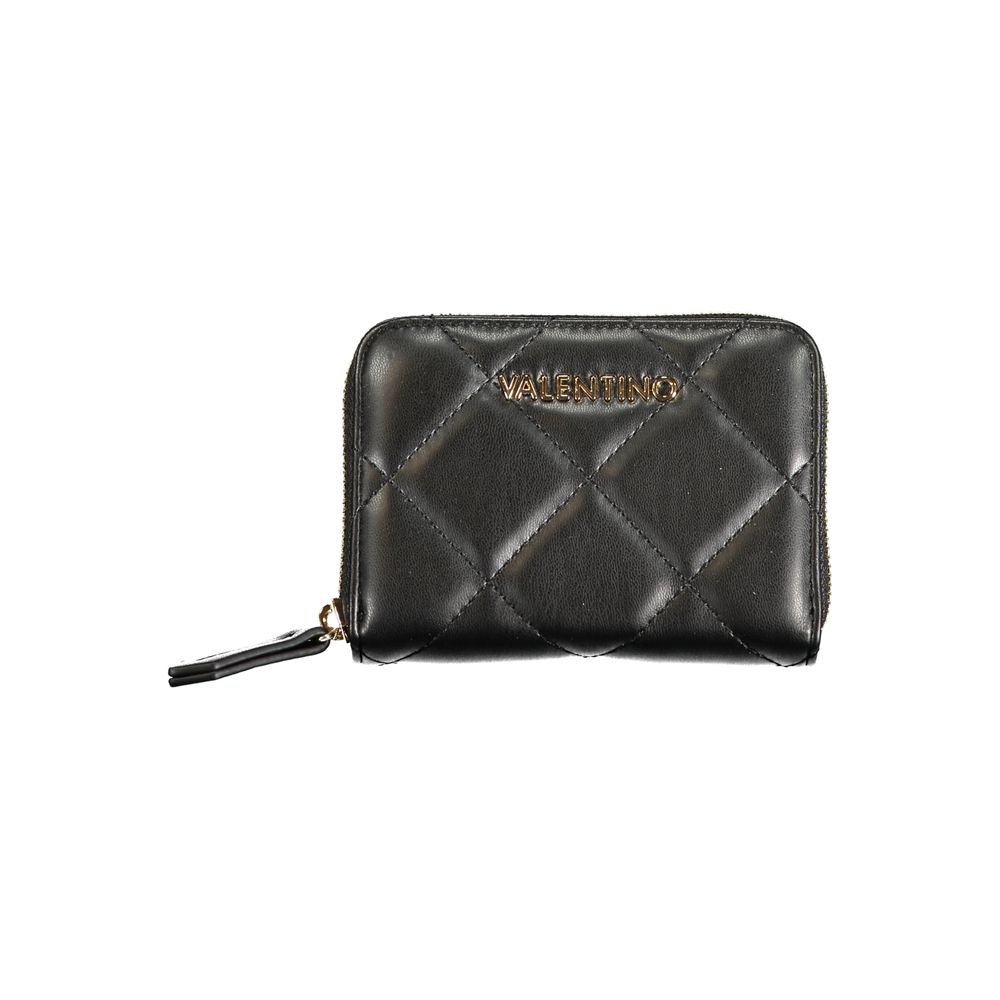 Mario Valentino Black Polyurethane Women's Wallet | Regal Royce