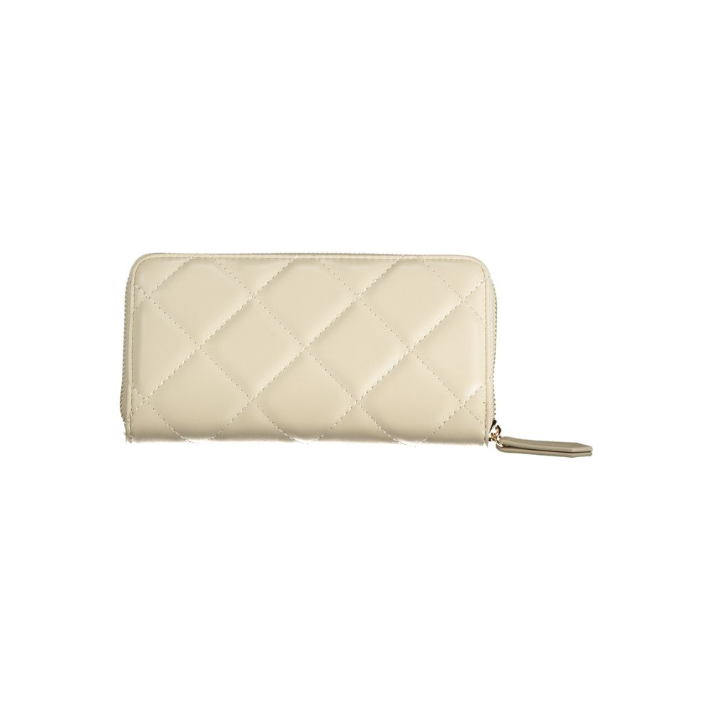 Mario Valentino Beige Polyurethane Women's Wallet | Regal Royce
