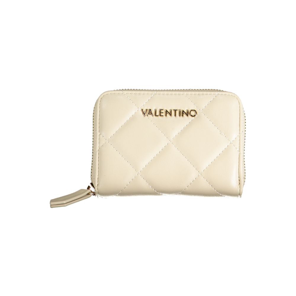Mario Valentino Beige Polyurethane Women's Wallet | Regal Royce