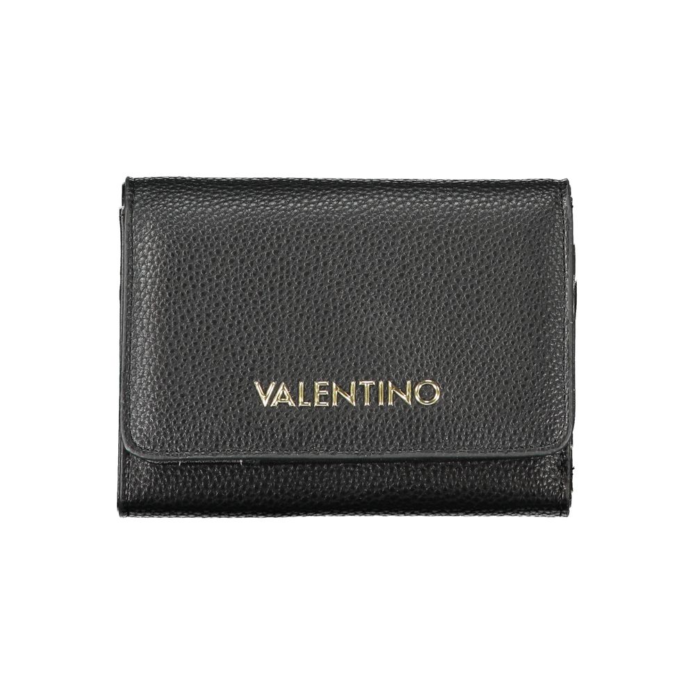 Mario Valentino Black Polyurethane Women's Wallet | Regal Royce