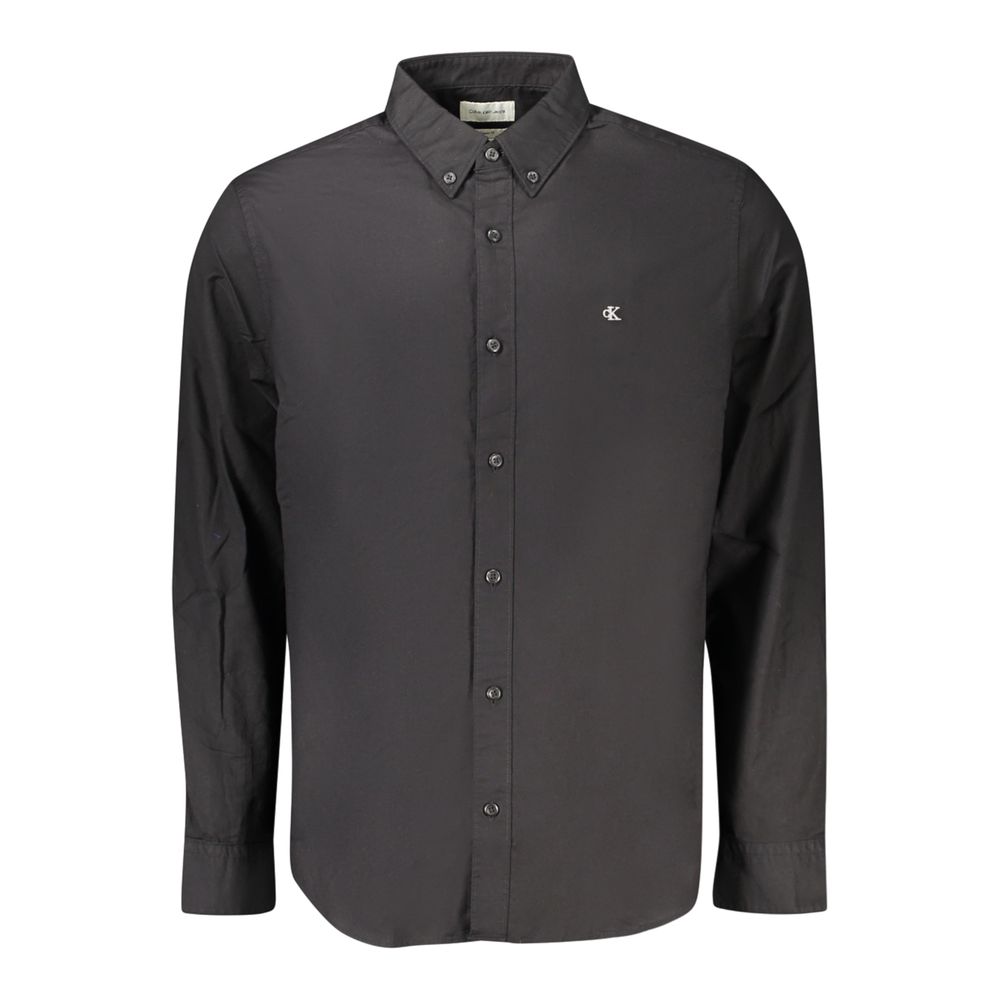 Calvin Klein Black Cotton Men Shirt | Regal Royce