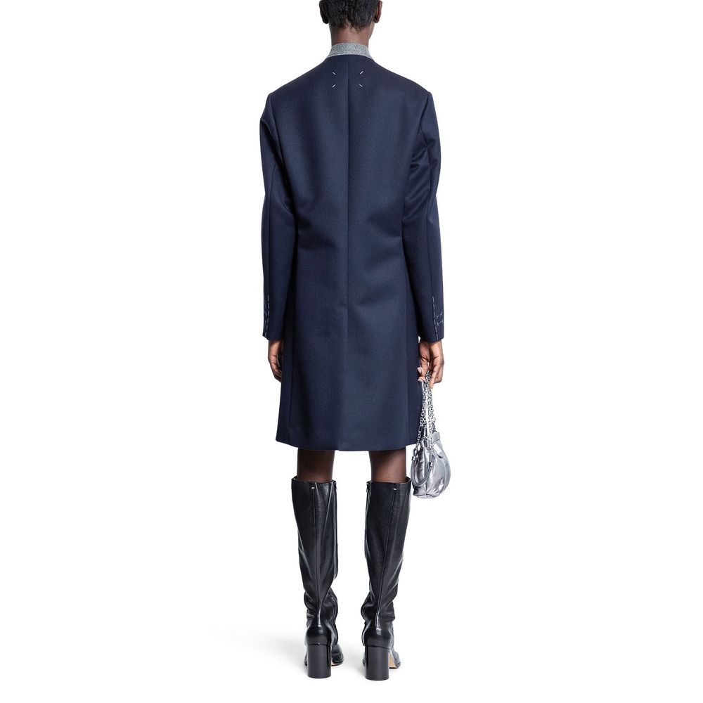 Maison Margiela Blue Wool Coat | Regal Royce