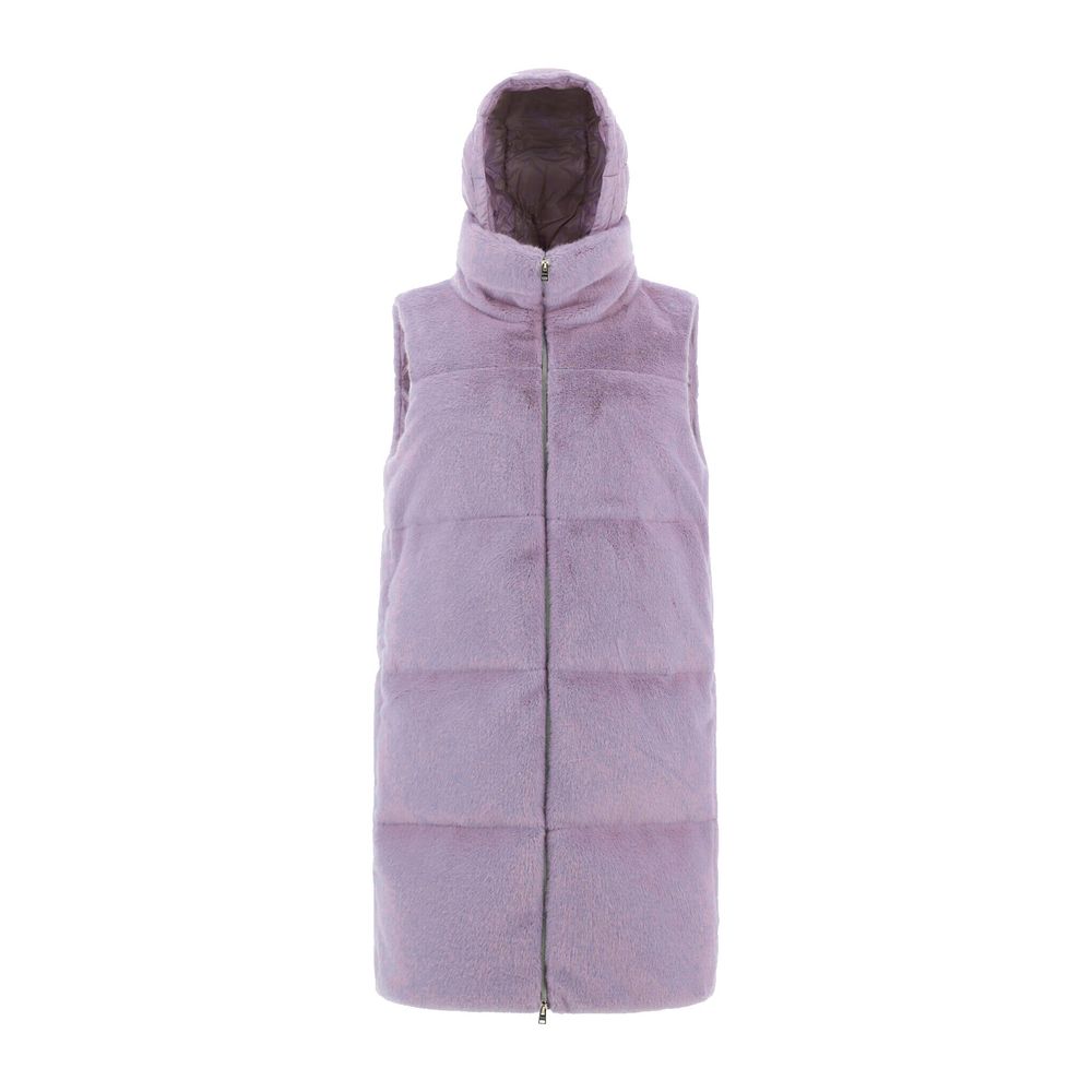 Herno Purple Polyamide Coat | Regal Royce