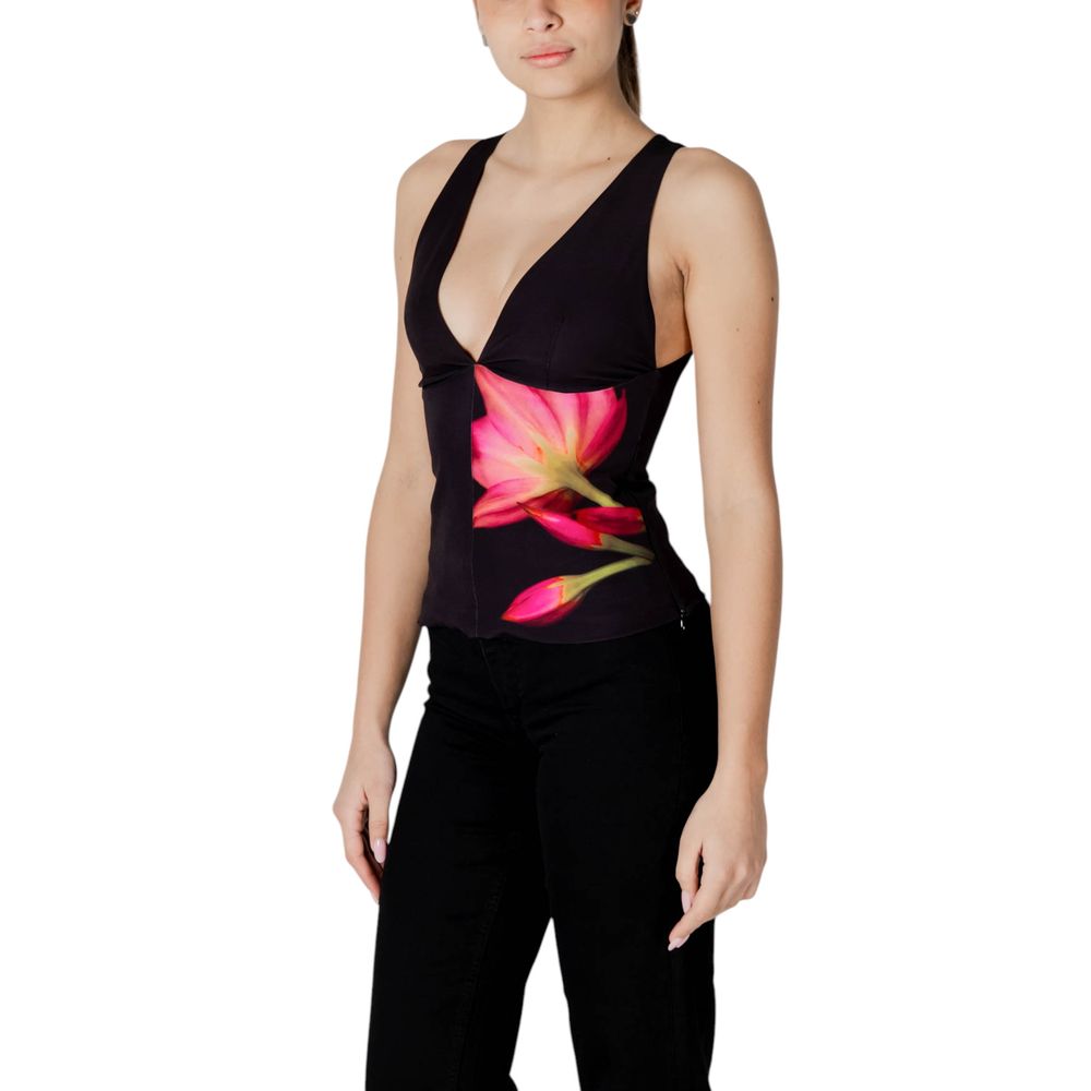 Desigual Black Polyester Top | Regal Royce