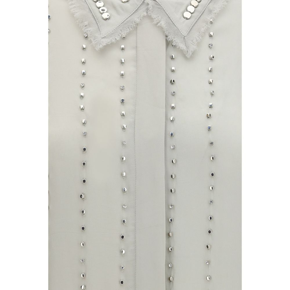 PINKO Gray Viscose Pattern Shirt | Regal Royce