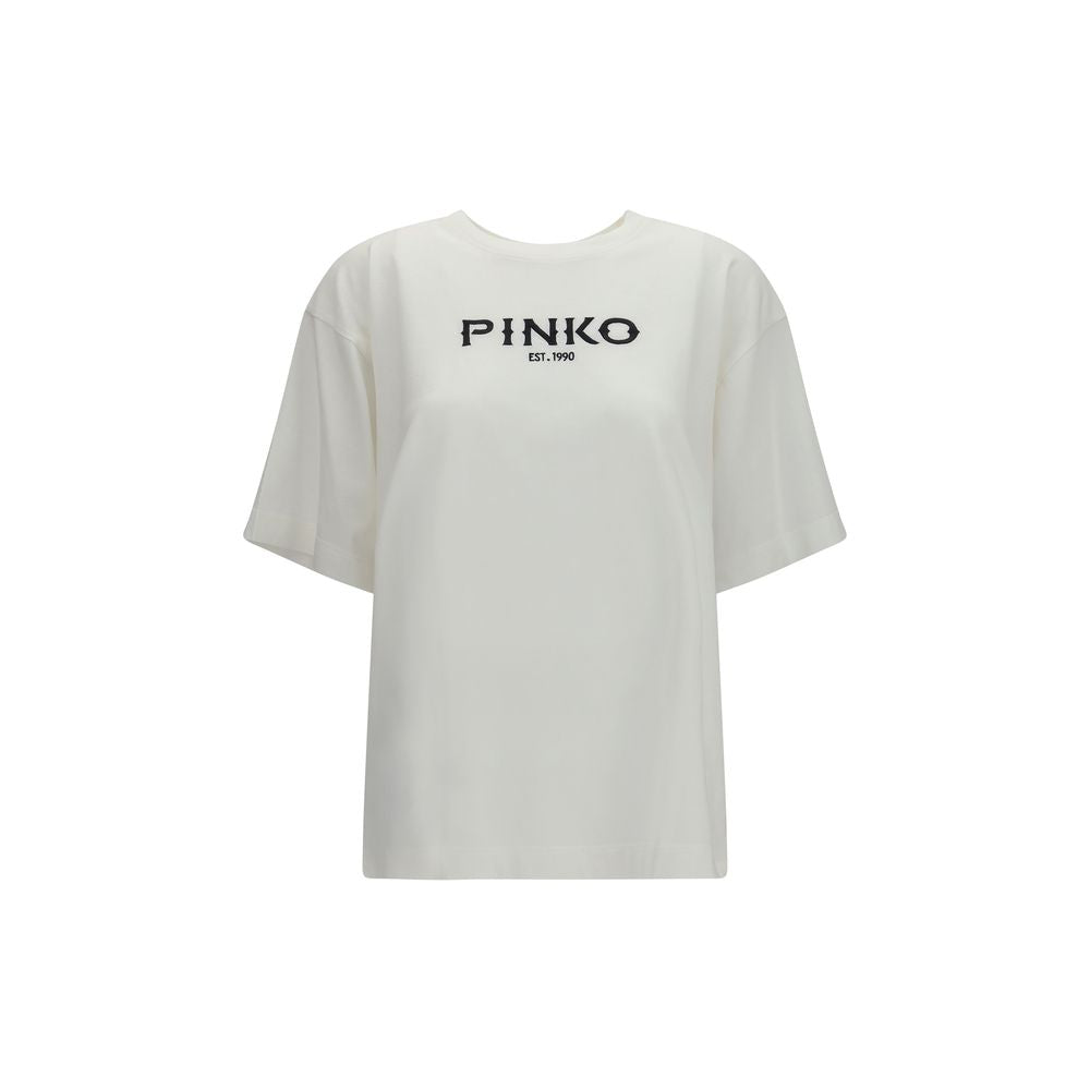 PINKO White Cotton T-Shirt | Regal Royce