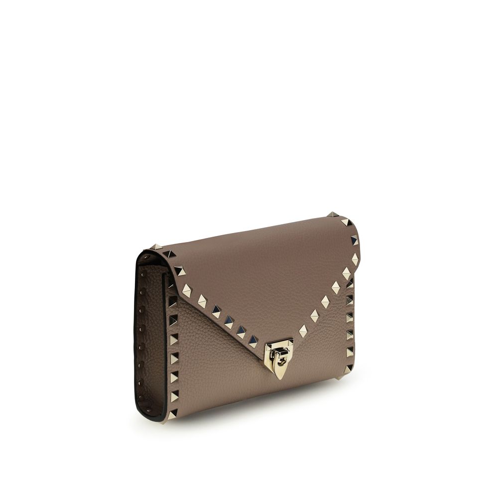 Valentino Garavani Brown Calf Leather Bos Taurus Wallet | Regal Royce