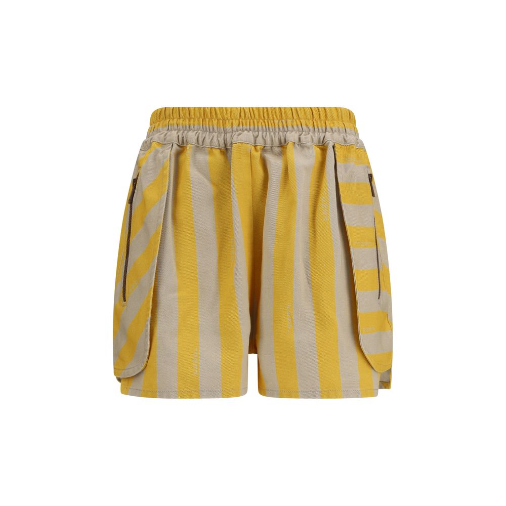 Fendi Bicolor Cotton Bermuda Shorts | Regal Royce