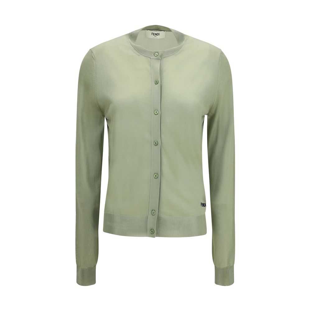 Fendi Bicolor Viscose Cardigan | Regal Royce