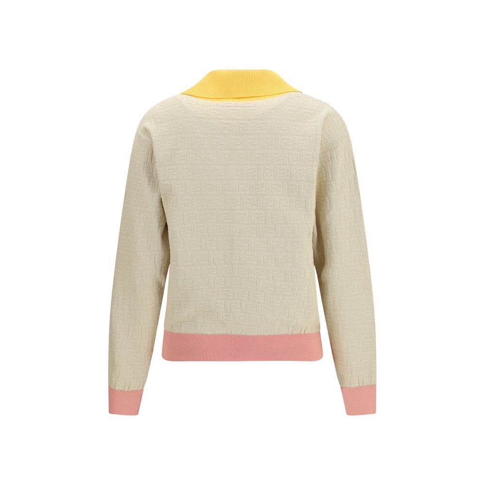 Fendi Beige Cotton Sweatshirt | Regal Royce