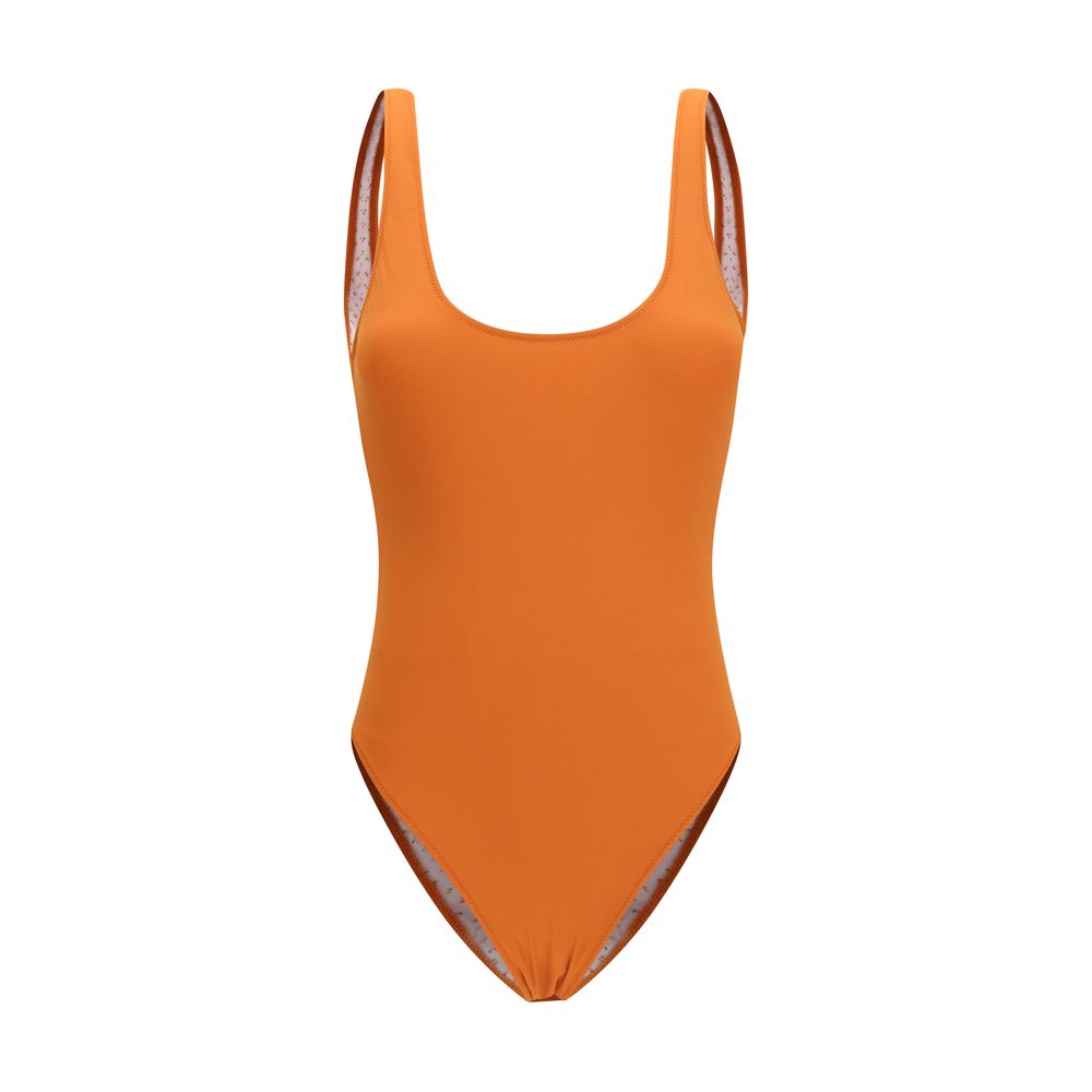 Kristina Ti Orange Polyamide One-Piece Swimsuit | Regal Royce