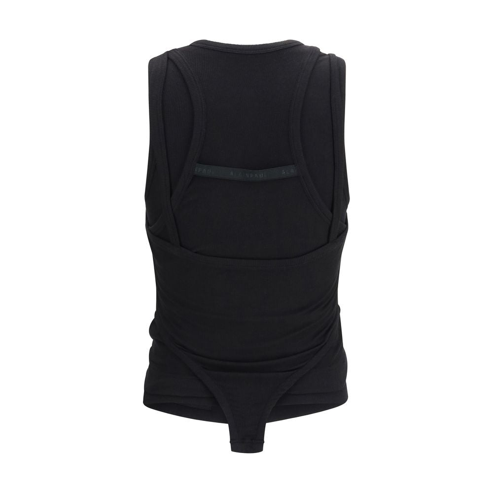 ALAINPAUL Black Lyocell Tank Tops | Regal Royce