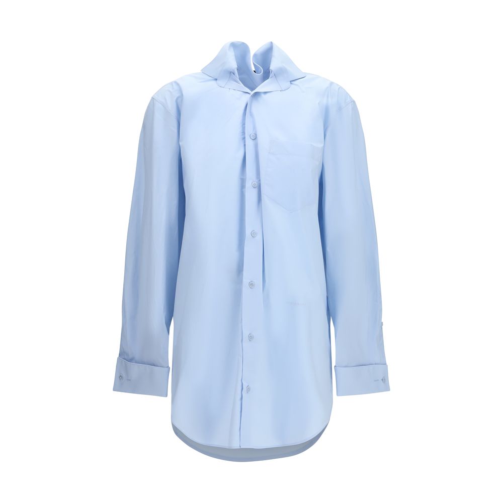 ALAINPAUL Blue Cotton Shirt | Regal Royce