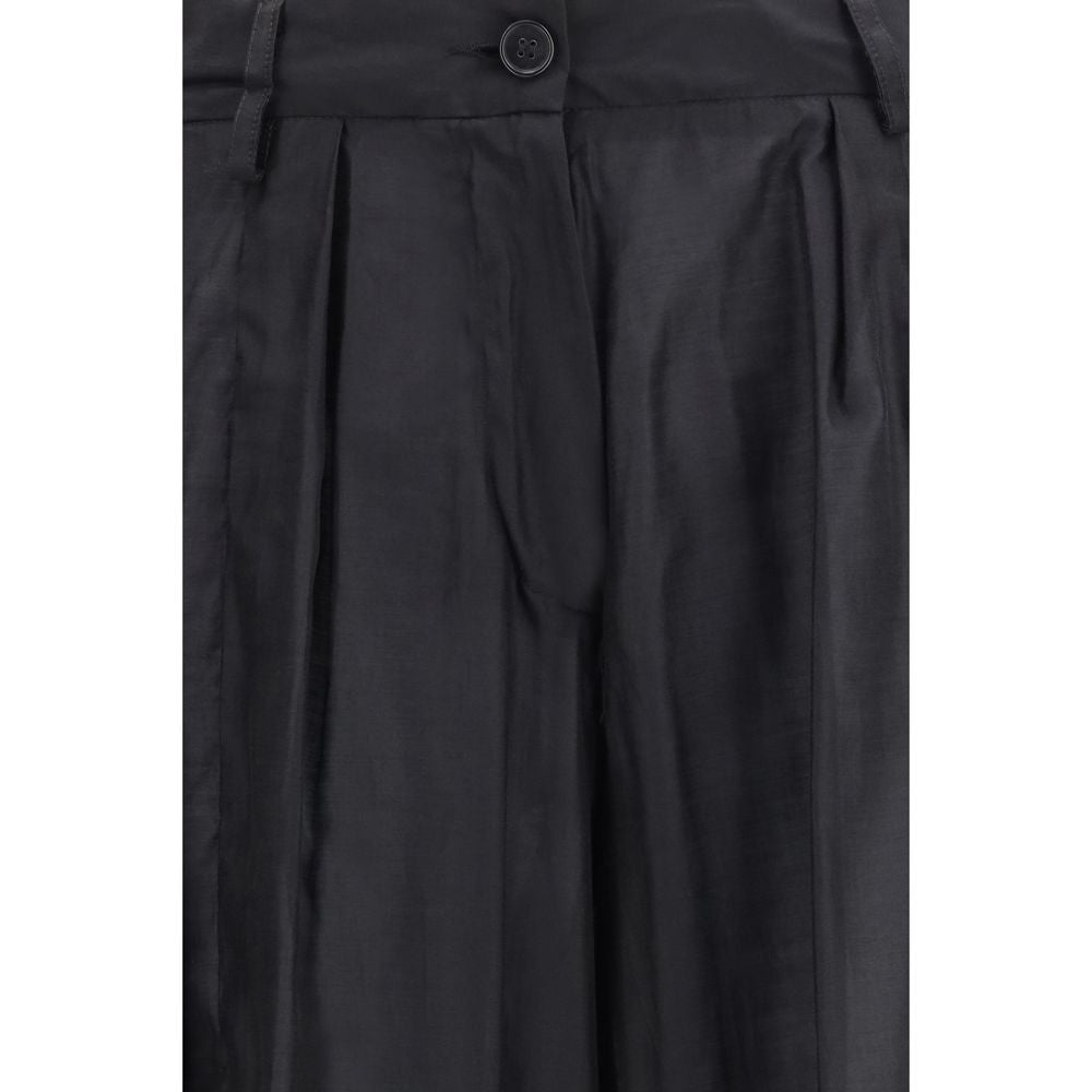 The Latest Black Polyester Casual Pants | Regal Royce