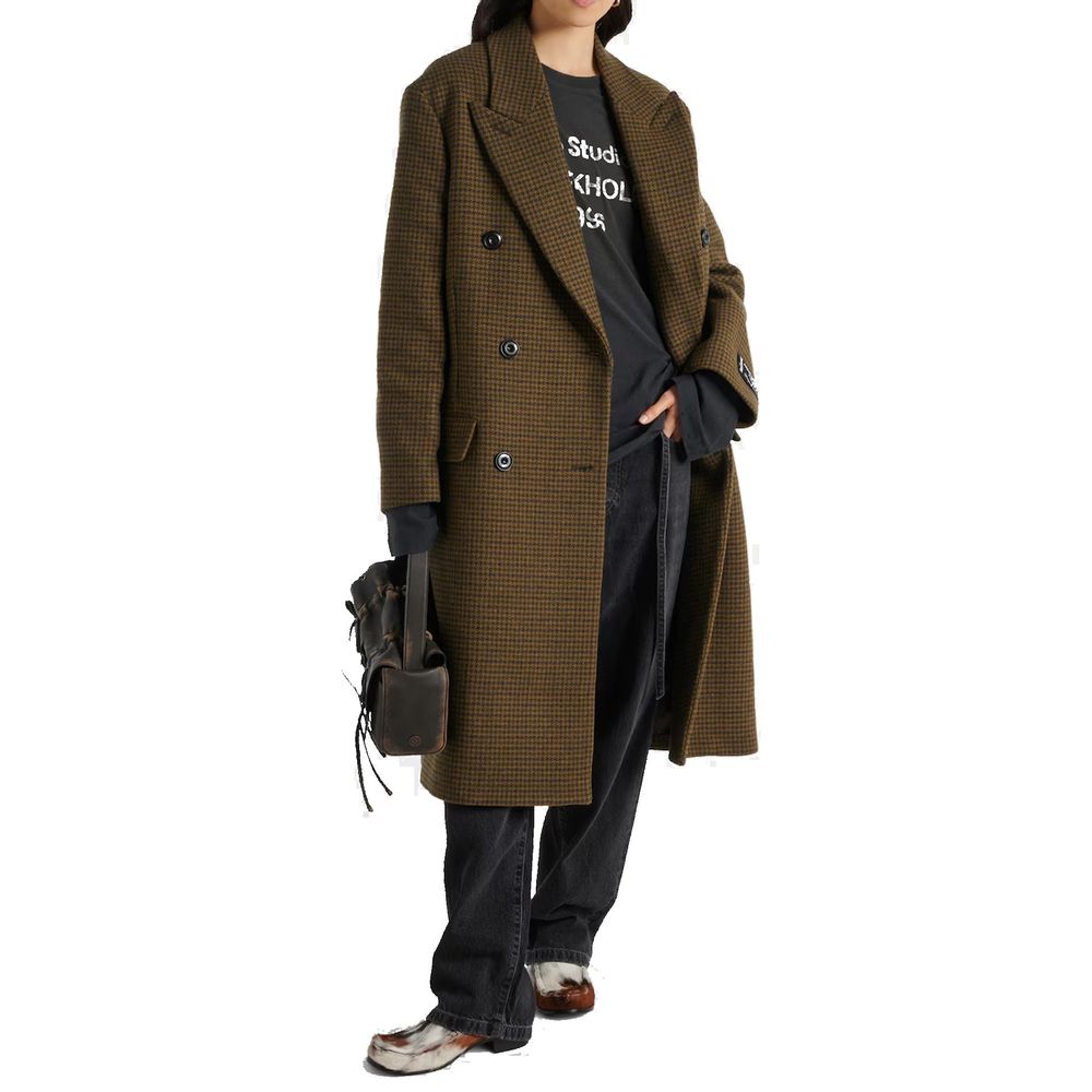 Acne Studios Brown Fibers Coat | Regal Royce