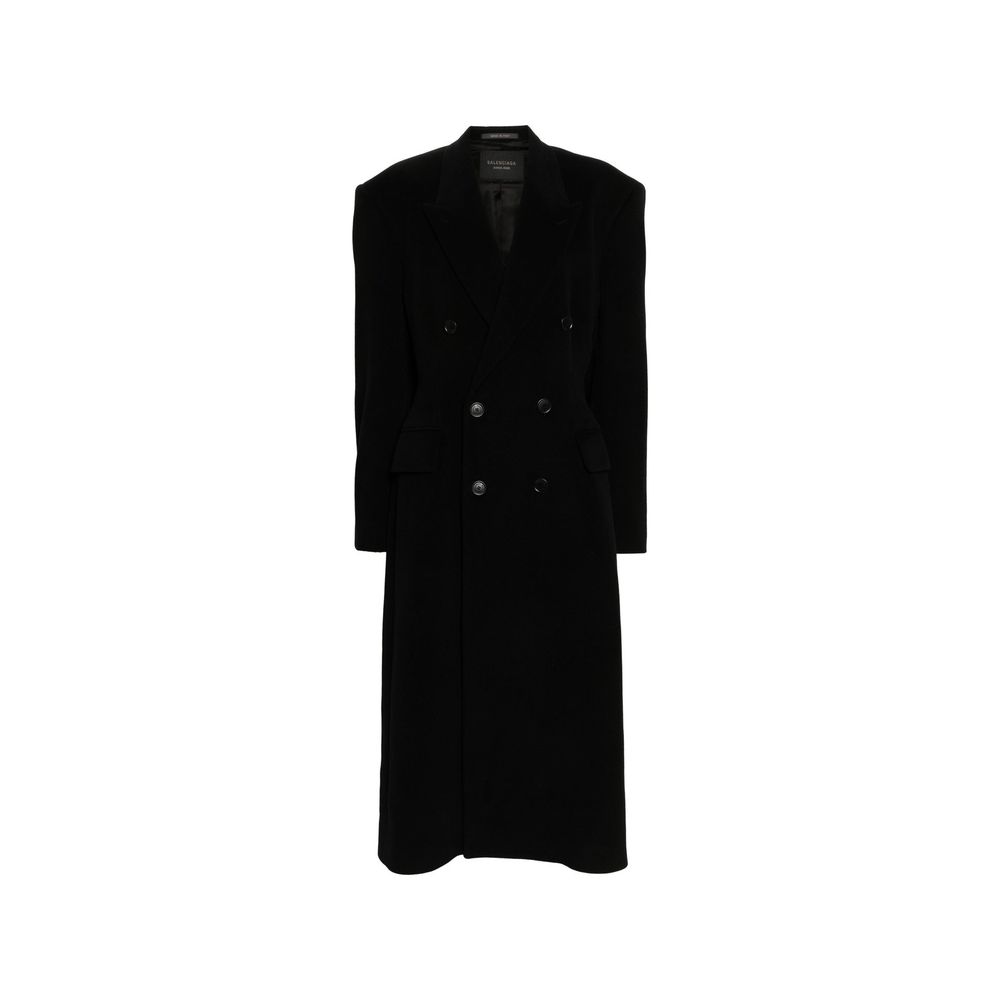 Balenciaga Black Cashmere Coat | Regal Royce