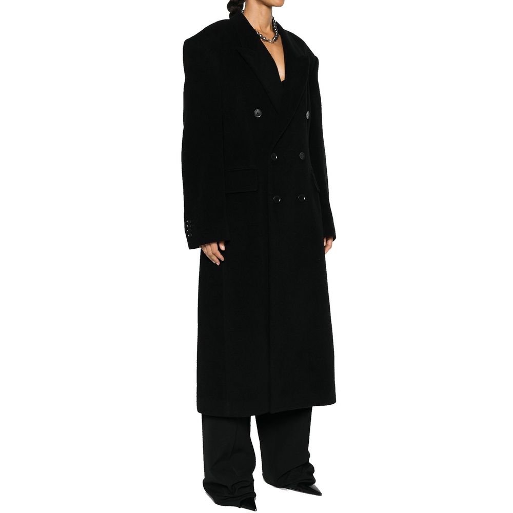 Balenciaga Black Cashmere Coat | Regal Royce