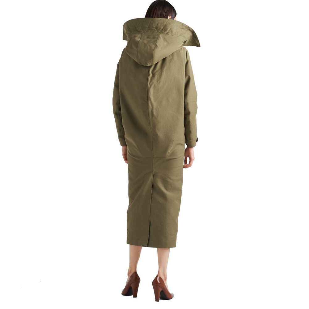 Prada Bicolor Polyamide Coat | Regal Royce