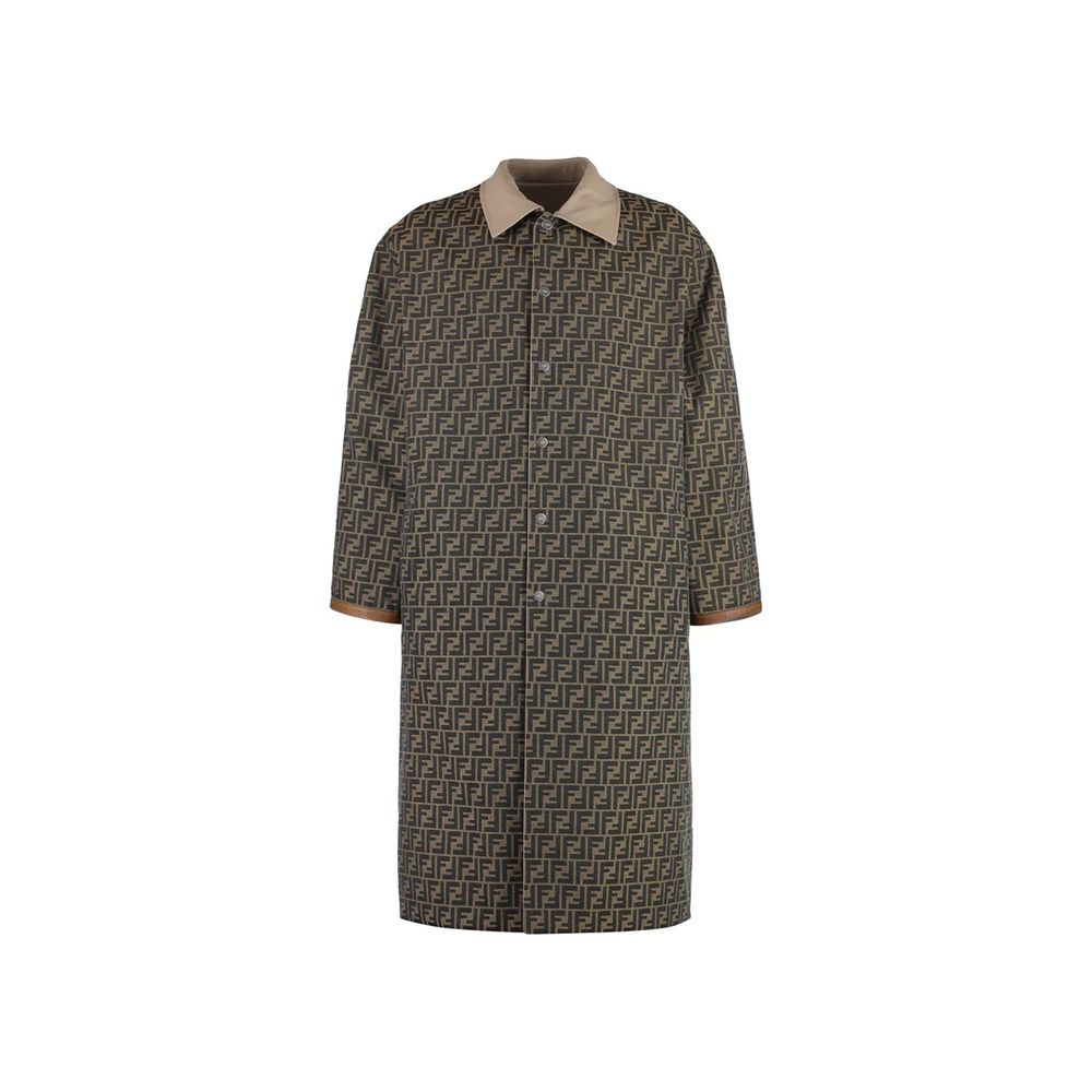 Fendi Beige Cotton Coat | Regal Royce