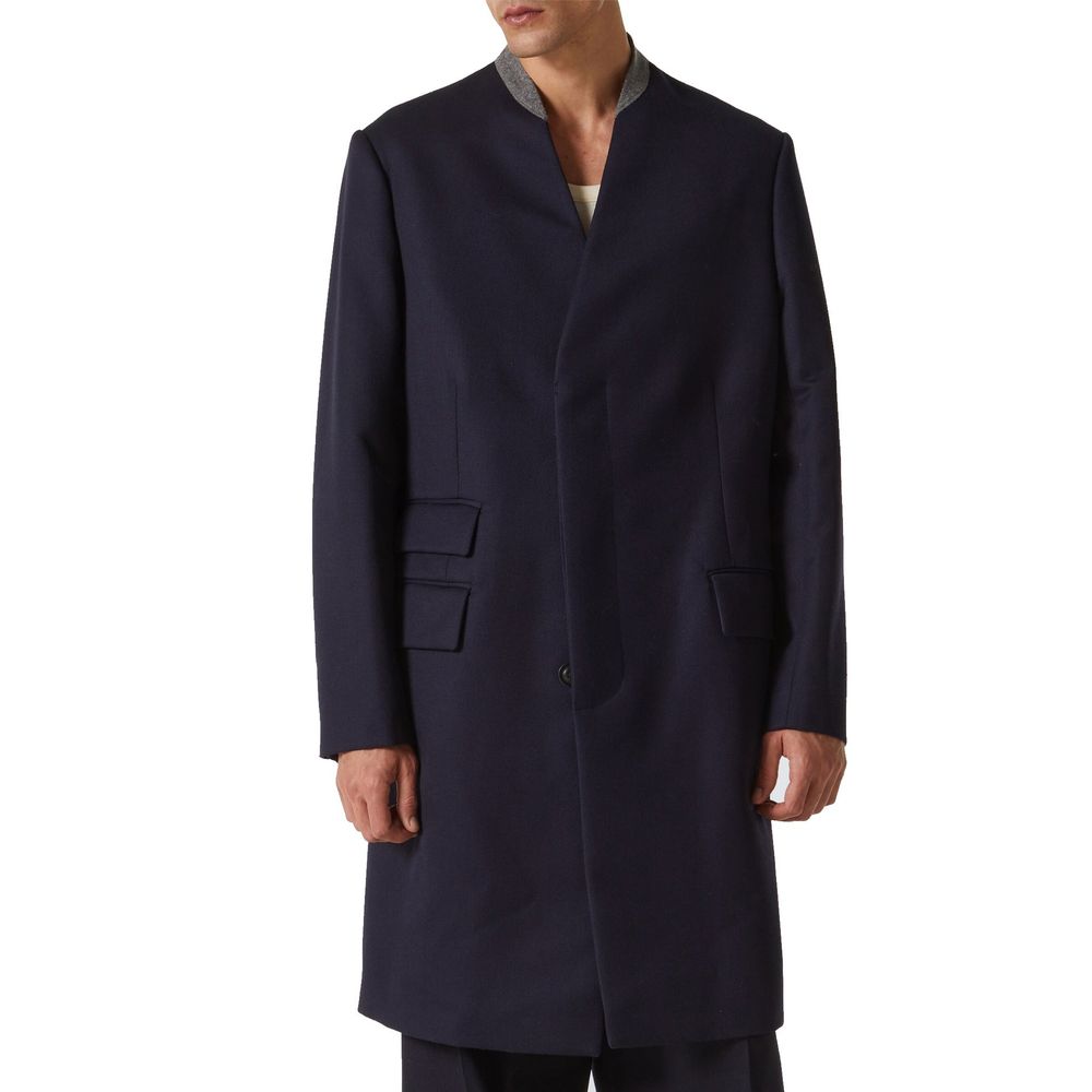 Maison Margiela Blue Wool Coat | Regal Royce