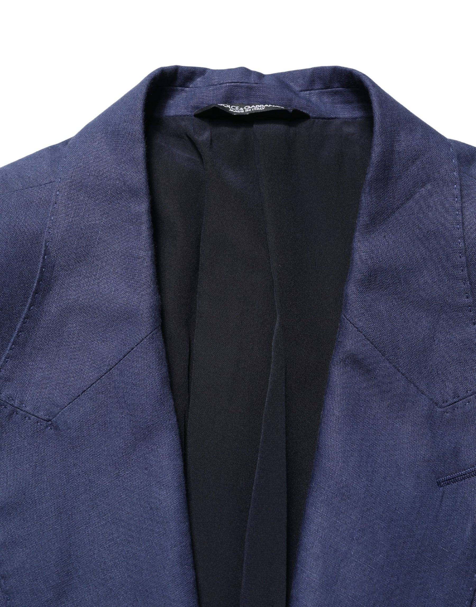 Dolce & Gabbana Blue Single Breasted 2 Button Suit Jacket | Regal Royce
