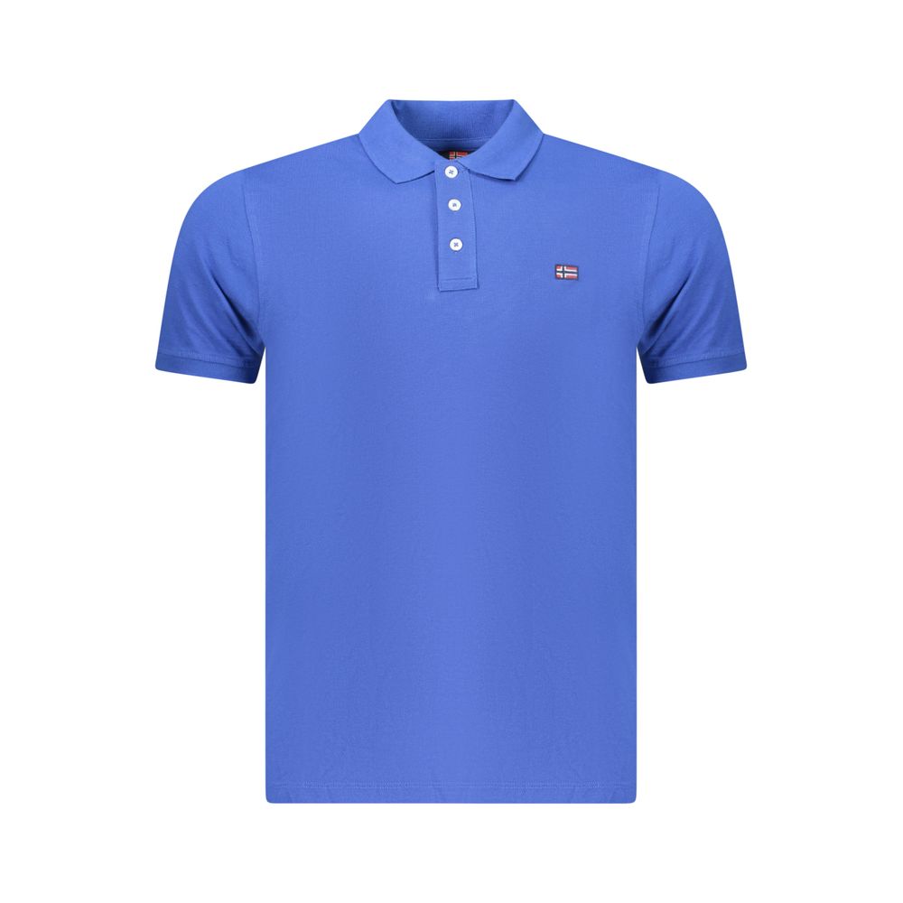 Norway 1963 Blue Cotton Men's Polo Shirt | Regal Royce