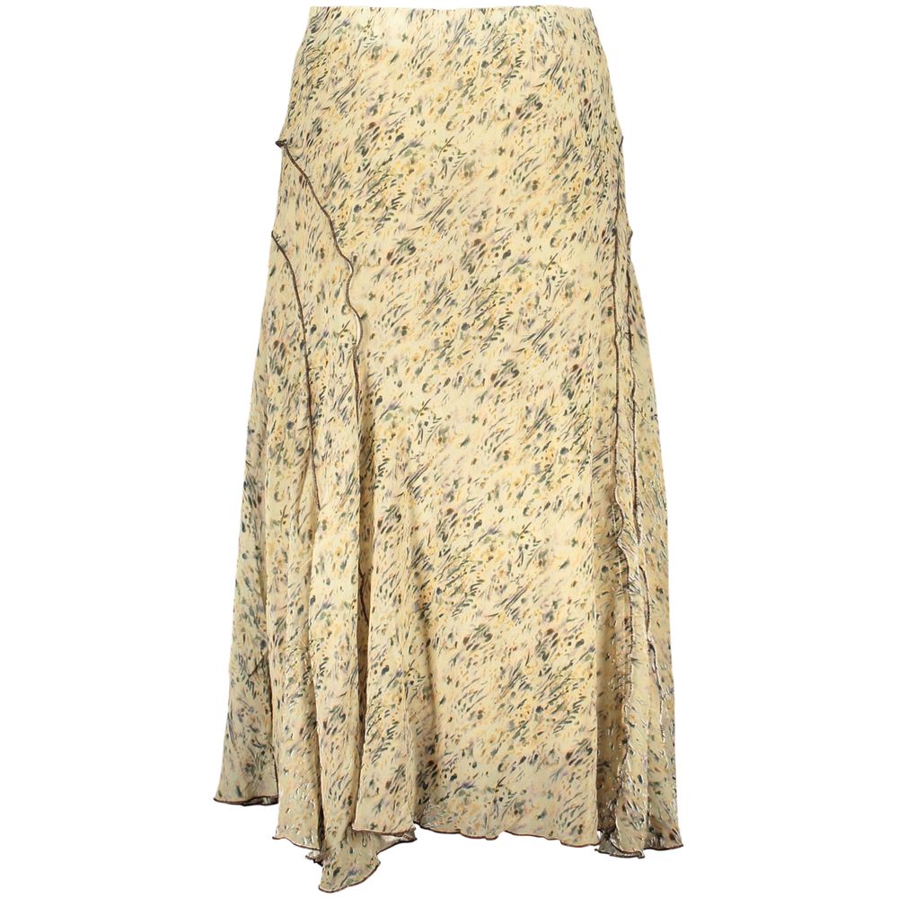 Desigual Beige Polyester Women's Skirt | Regal Royce