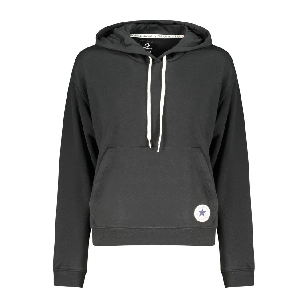 Converse Black Cotton Women's Sweatshirt | Regal Royce