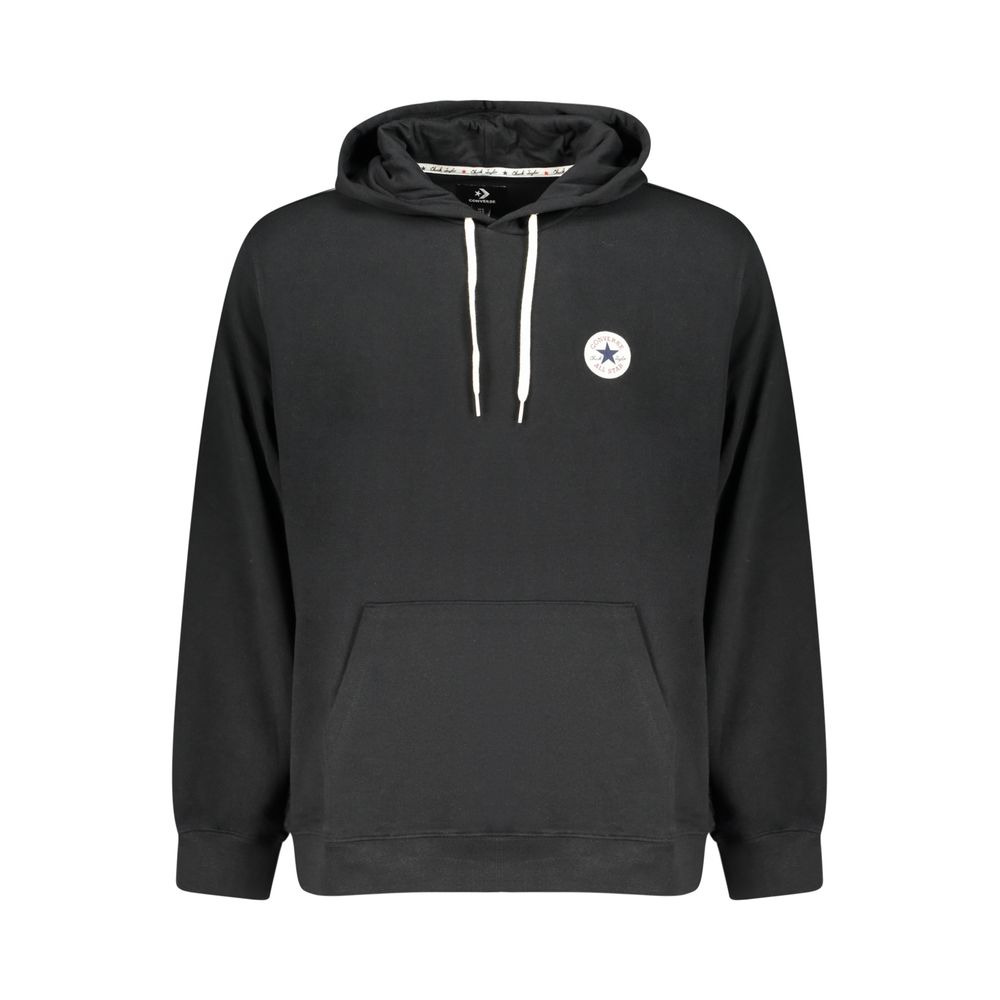 Converse Black Cotton Men's Sweatshirt | Regal Royce