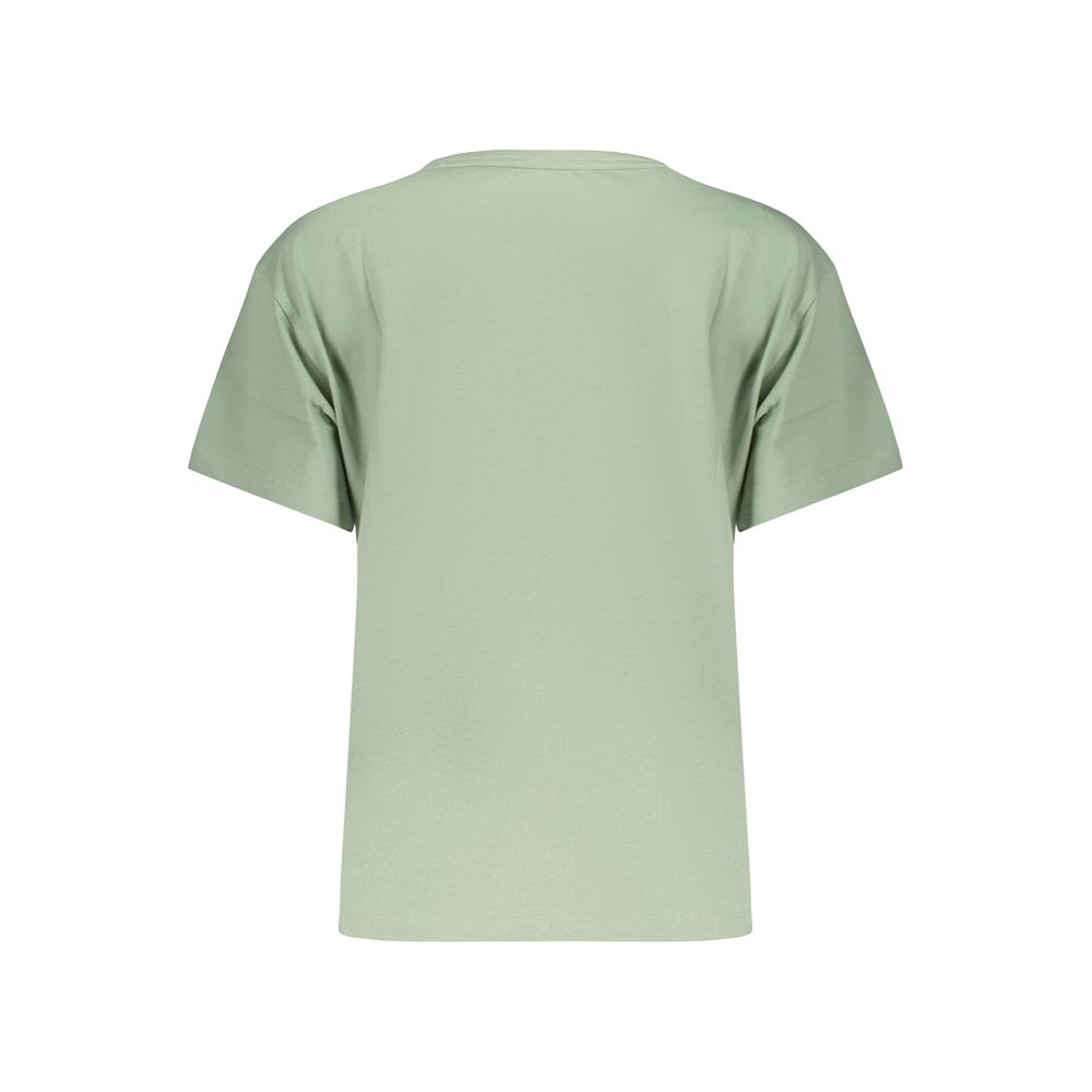 Pepe Jeans Green Cotton Women's T-Shirt | Regal Royce