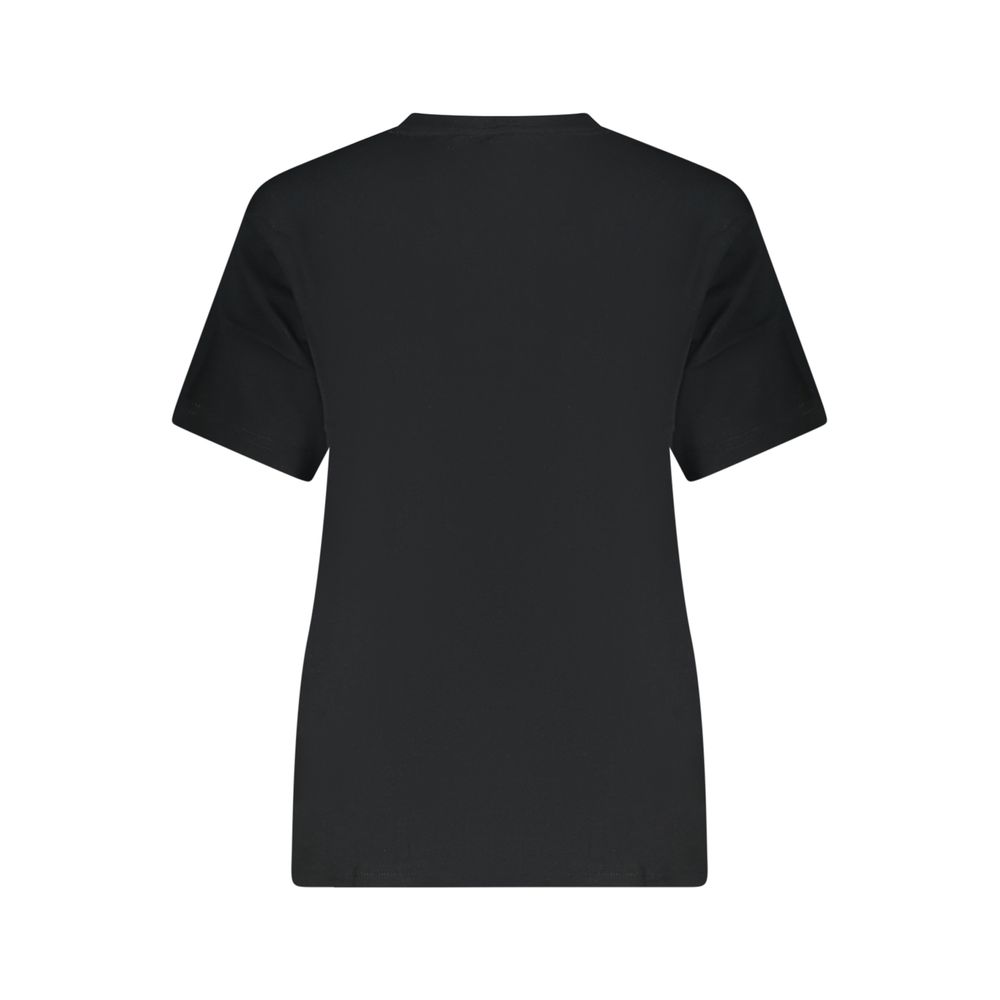 Converse Black Cotton Women's T-Shirt | Regal Royce