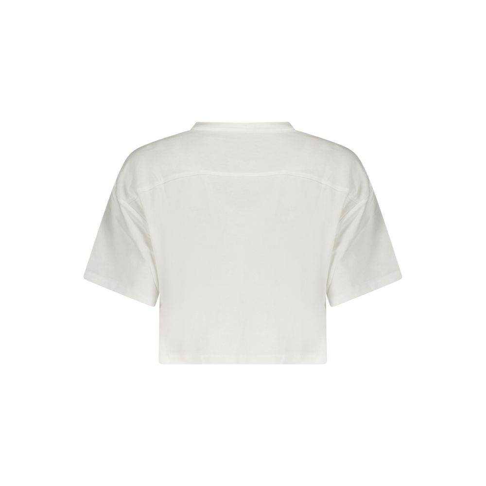 Converse White Cotton Womens T-Shirt | Regal Royce