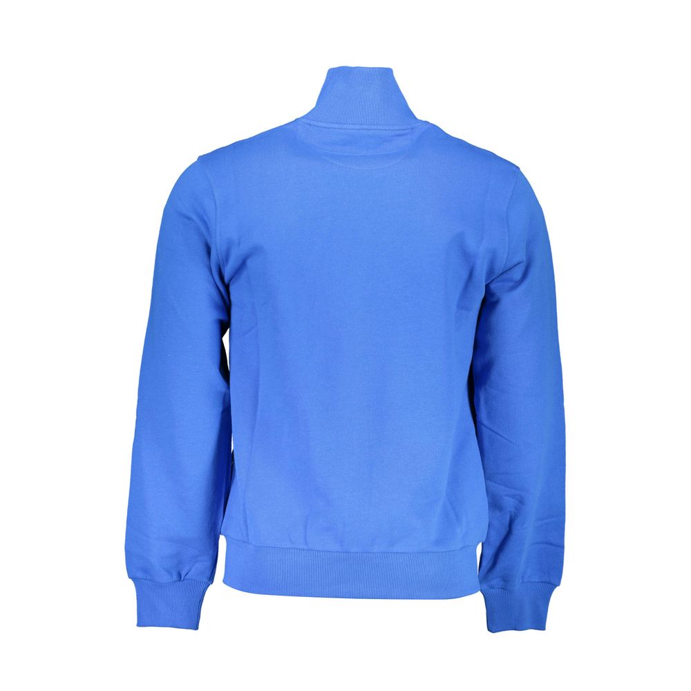 La Martina Blue Cotton Men's Sweatshirt | Regal Royce