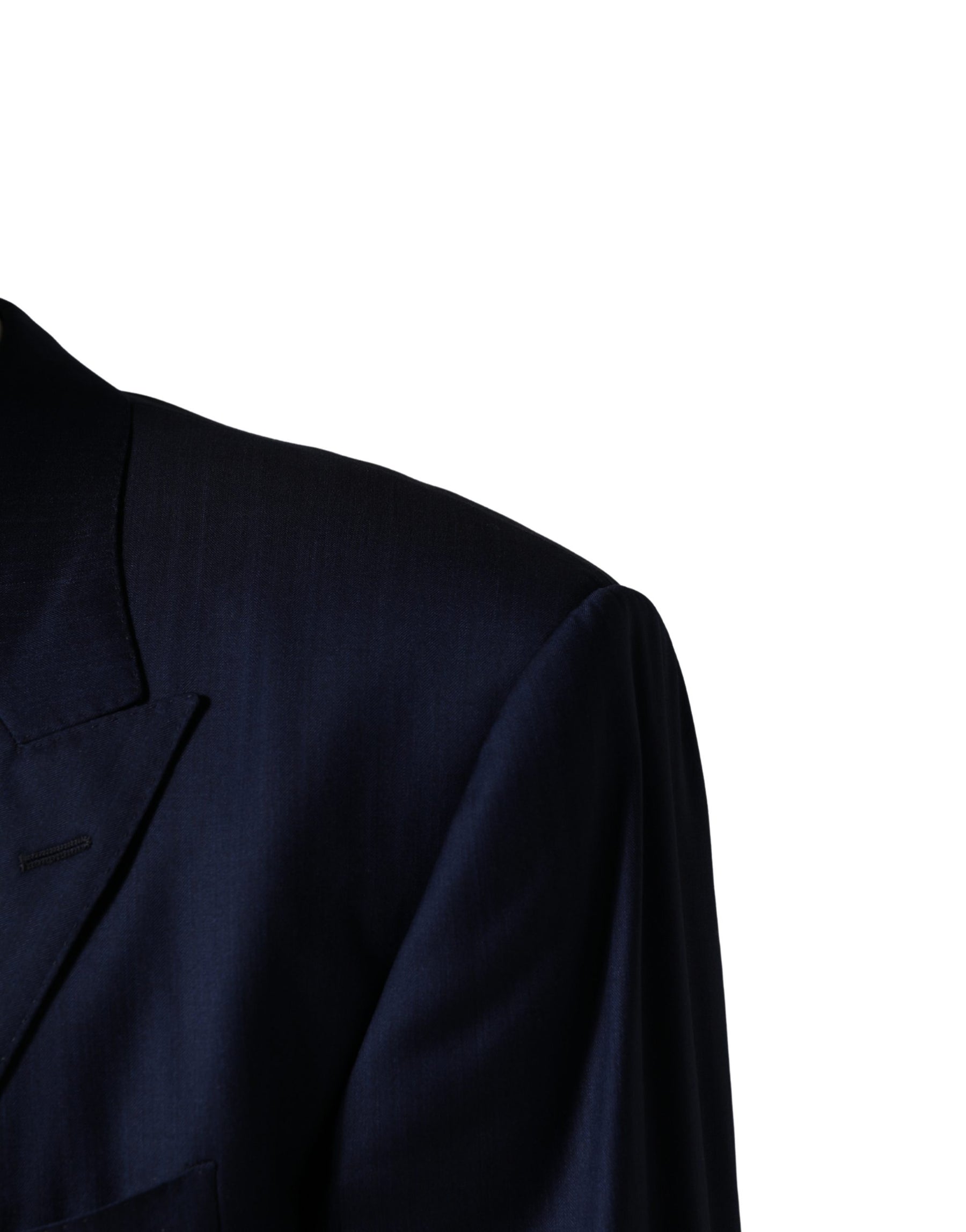 Dolce & Gabbana Blue Single Breasted 2 Button Suit Jacket | Regal Royce