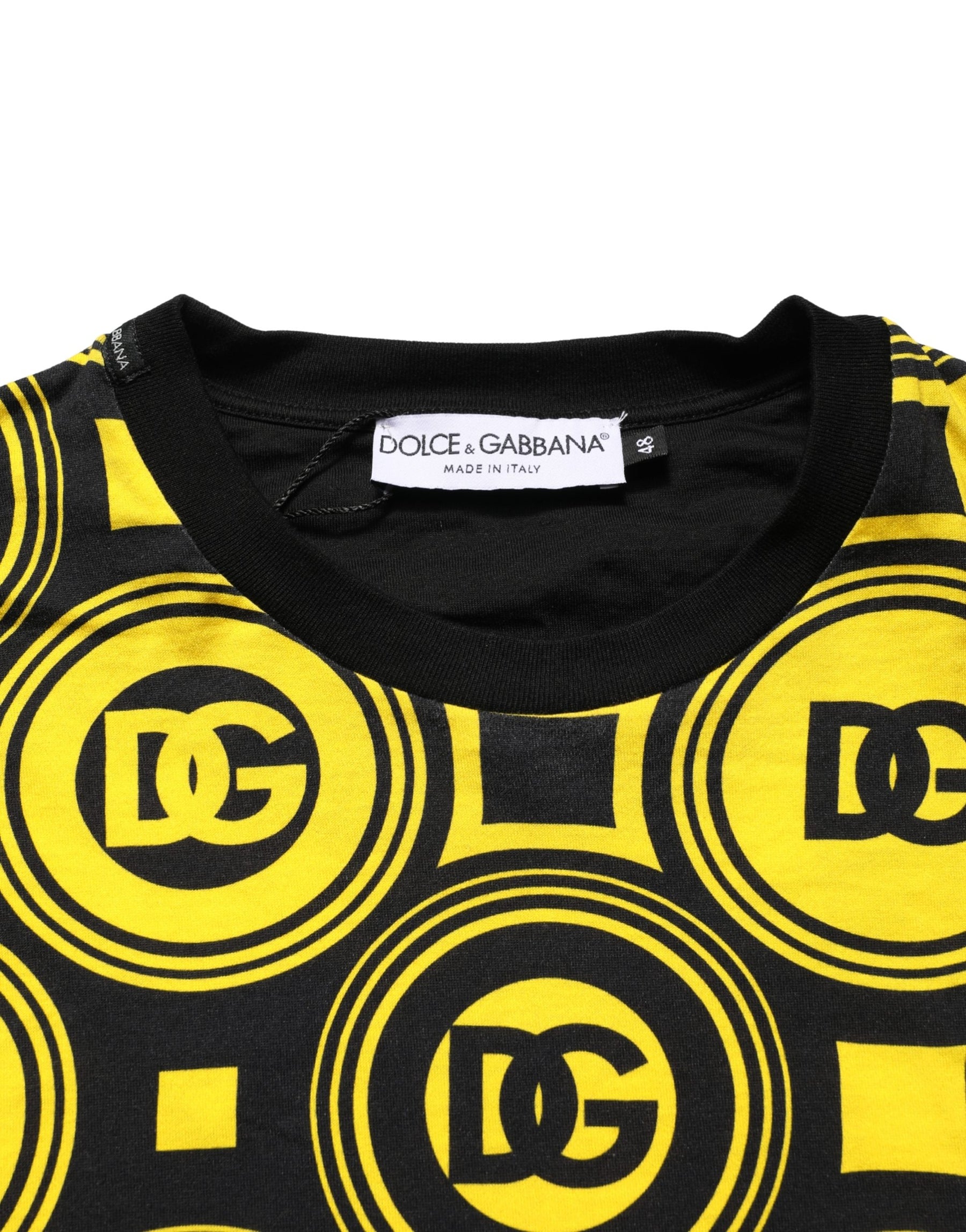 Invicta Yellow Black Logo Geometric Pattern T-shirt | Regal Royce