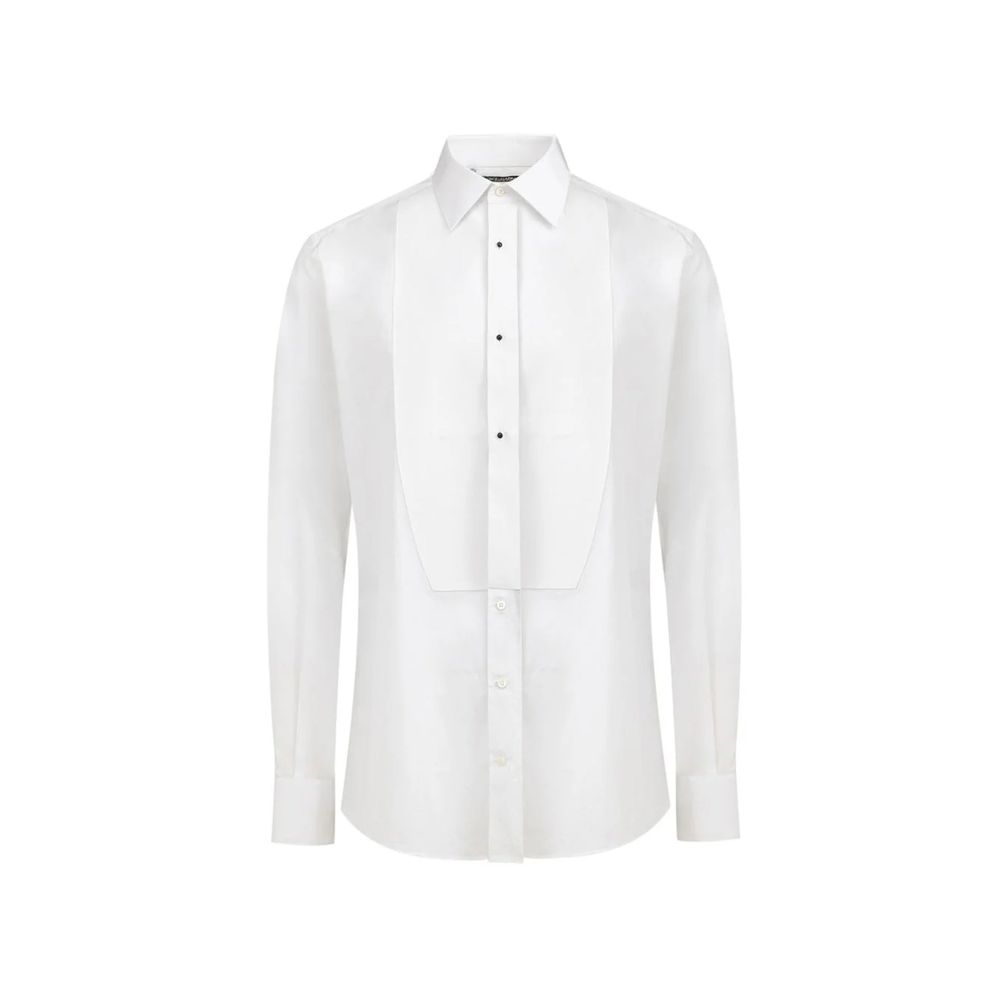 Dolce & Gabbana White Cotton Dress Shirt | Regal Royce